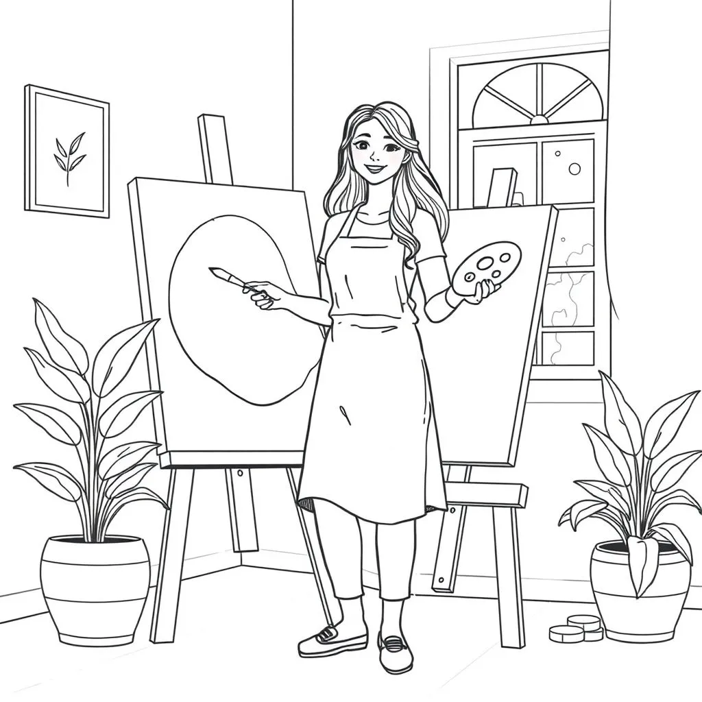 Họa Sỹ Nữ: Những Ý Tưởng Vẽ Tranh Độc Đáo và Hiện Đại